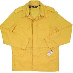 NEW $595 RLX Ralph Lauren Raincoat (Jacket)!  L or XL  Yellow  Shell  RUNS BIG